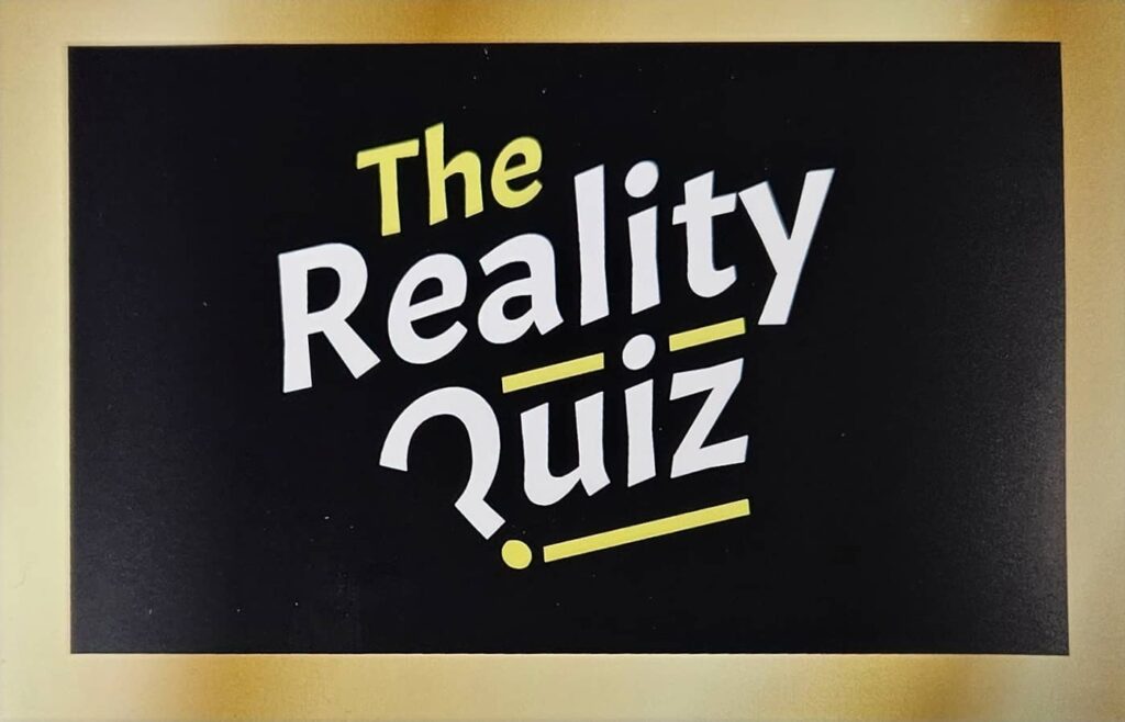 Image avec le logo "The reality quiz"